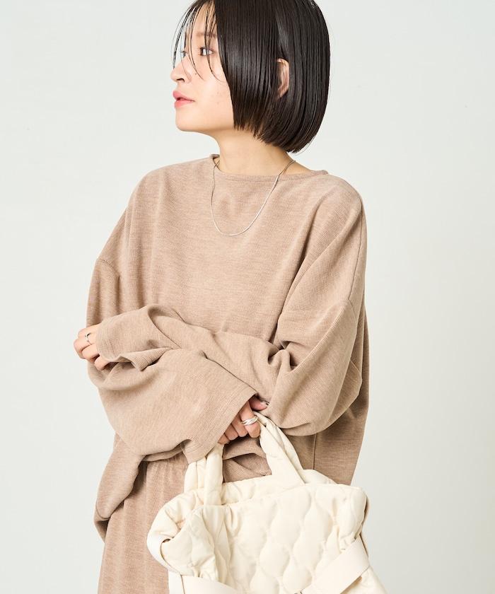 起毛 肋針 裙子 套裝(上衣·裙子)【限定推出】