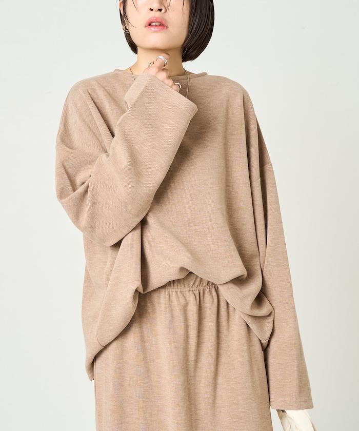 起毛 肋針 裙子 套裝(上衣·裙子)【限定推出】