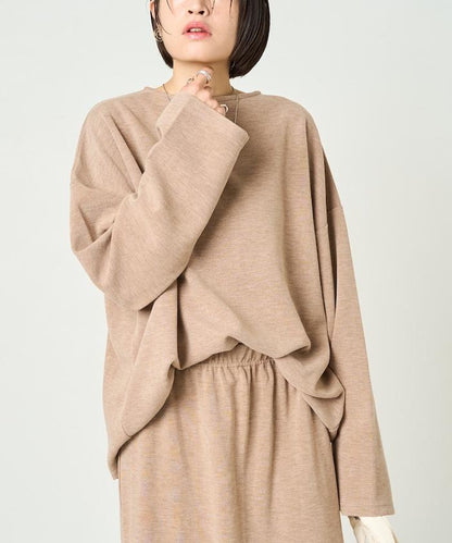 起毛 肋針 裙子 套裝(上衣·裙子)【限定推出】