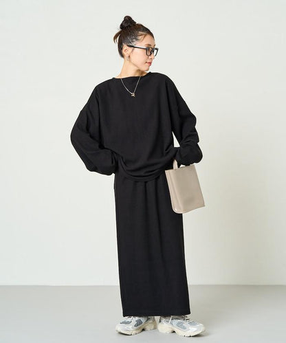 起毛 肋針 裙子 套裝(上衣·裙子)【限定推出】