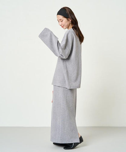 起毛 肋針 裙子 套裝(上衣·裙子)【限定推出】