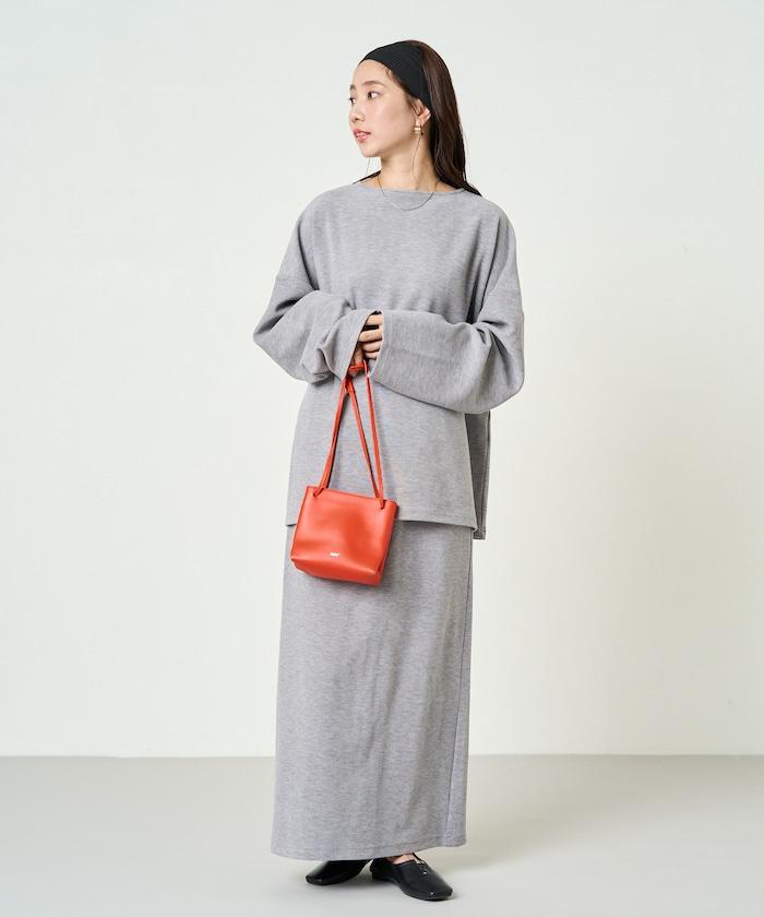 起毛 肋針 裙子 套裝(上衣·裙子)【限定推出】