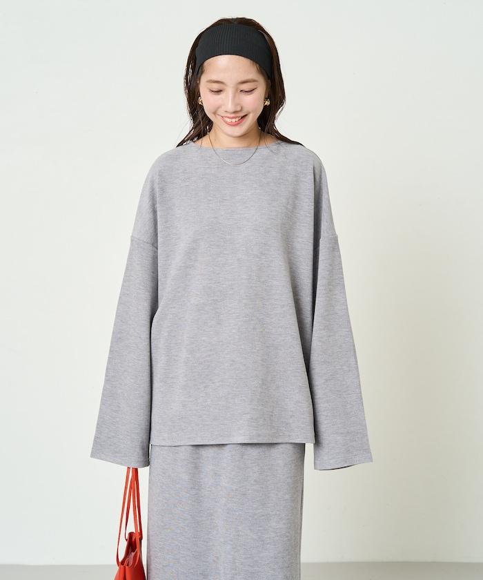 起毛 肋針 裙子 套裝(上衣·裙子)【限定推出】