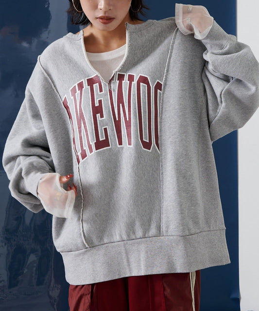 【etsinta/艾欣塔】改艊水手領學院風運動衫