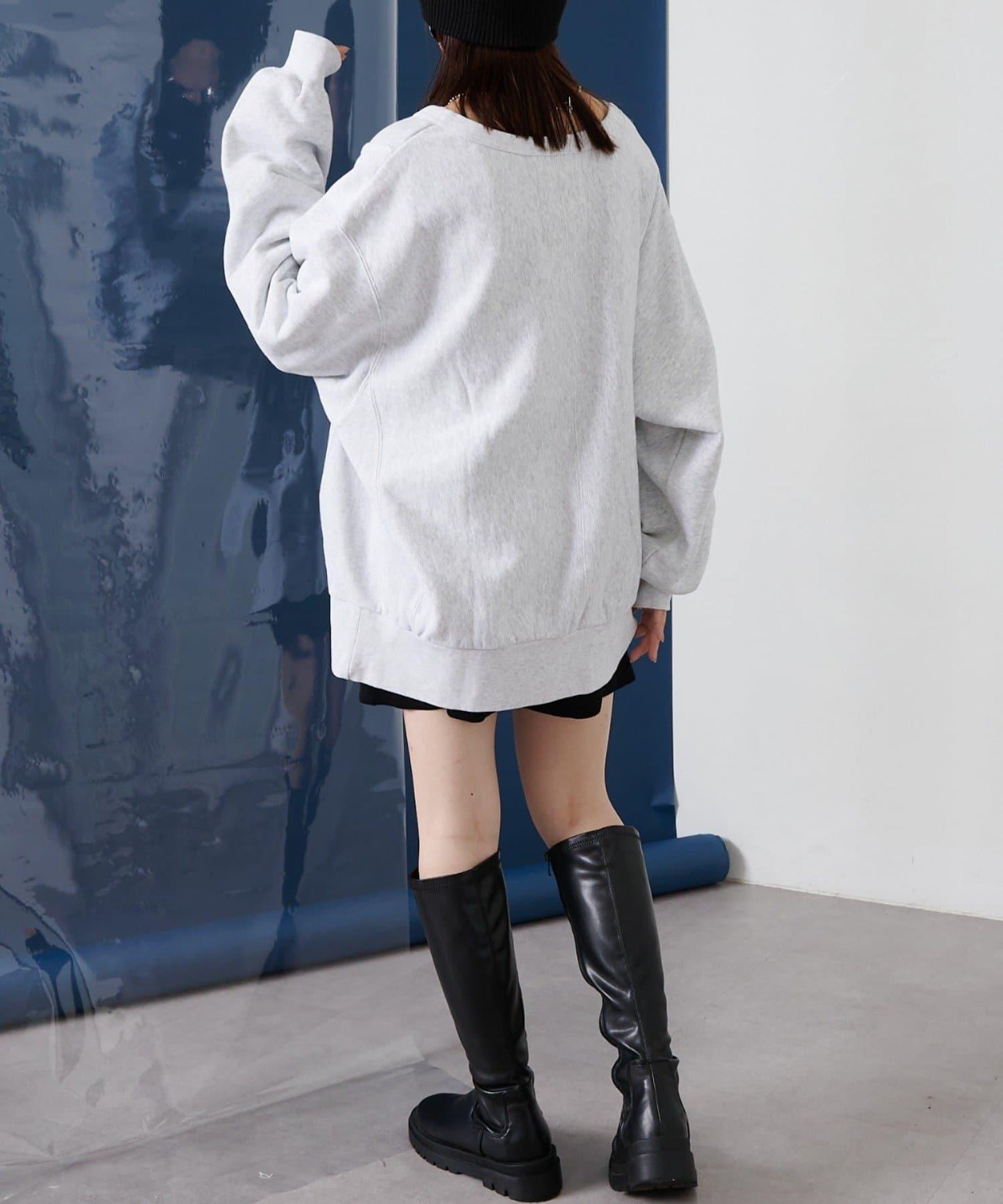 【etsinta/艾欣塔】改艊水手領學院風運動衫