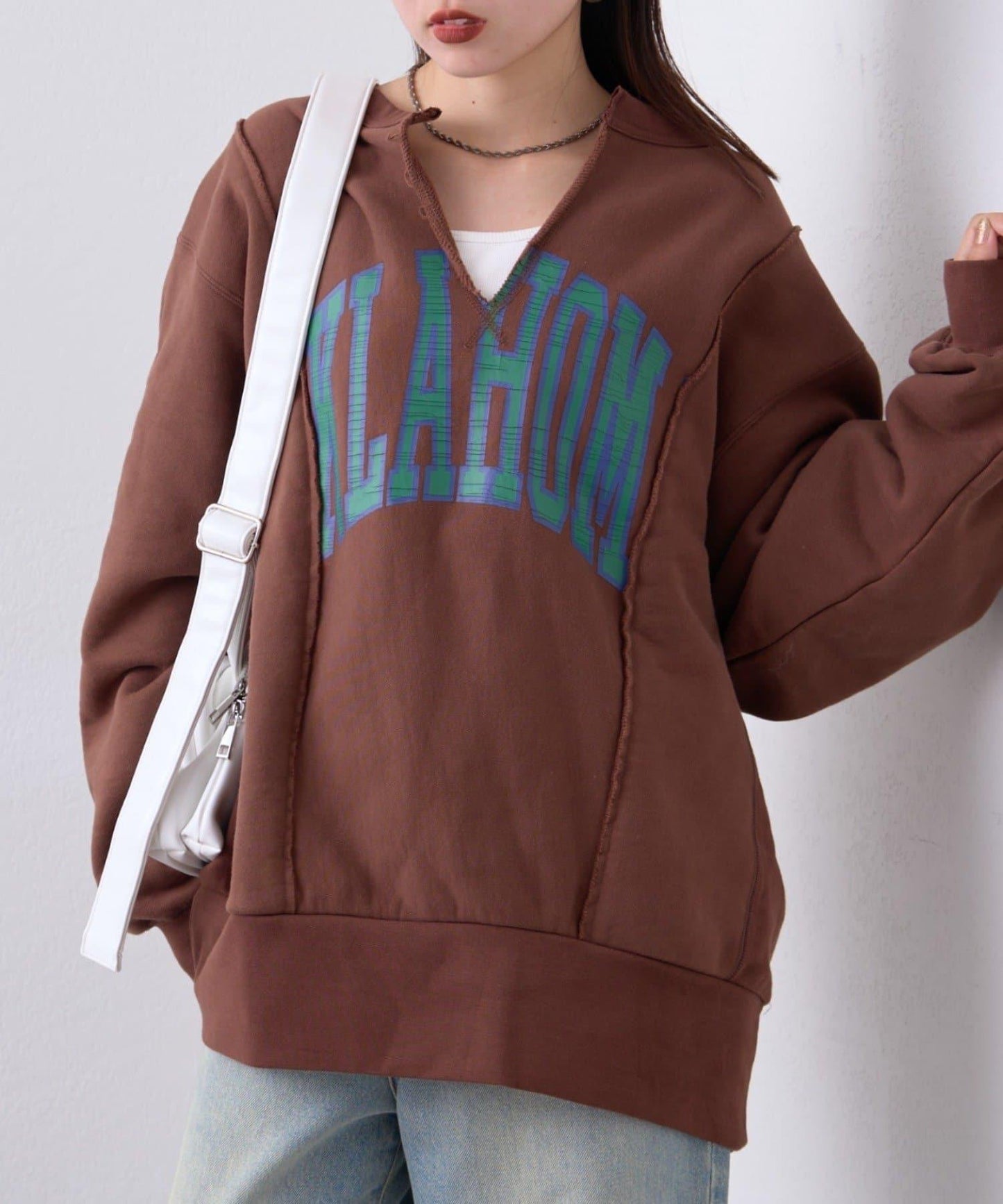 【etsinta/艾欣塔】改艊水手領學院風運動衫