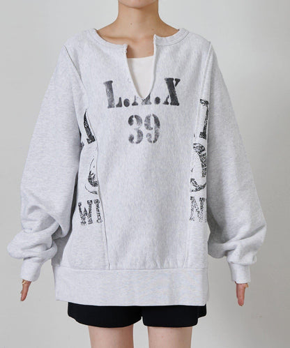 【etsinta/艾欣塔】改艊水手領學院風運動衫