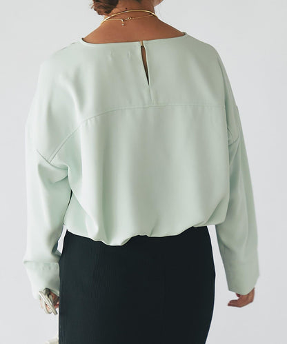 《長季節穿著》後扣T恤襯衫