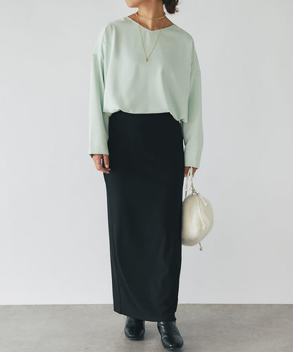 《長季節穿著》後扣T恤襯衫