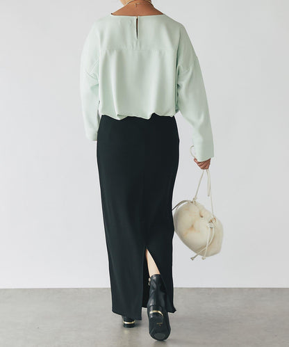 《長季節穿著》後扣T恤襯衫