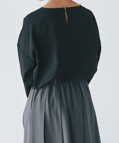 《長季節穿著》後扣T恤襯衫