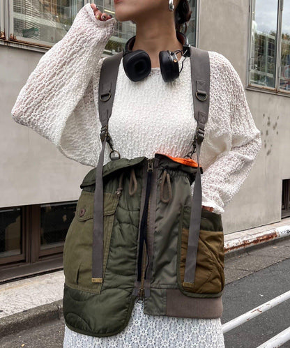 【etsinta/艾欣塔】2way軍事風背心馬甲