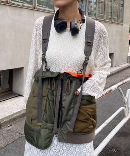 【etsinta/艾欣塔】2way軍事風背心馬甲