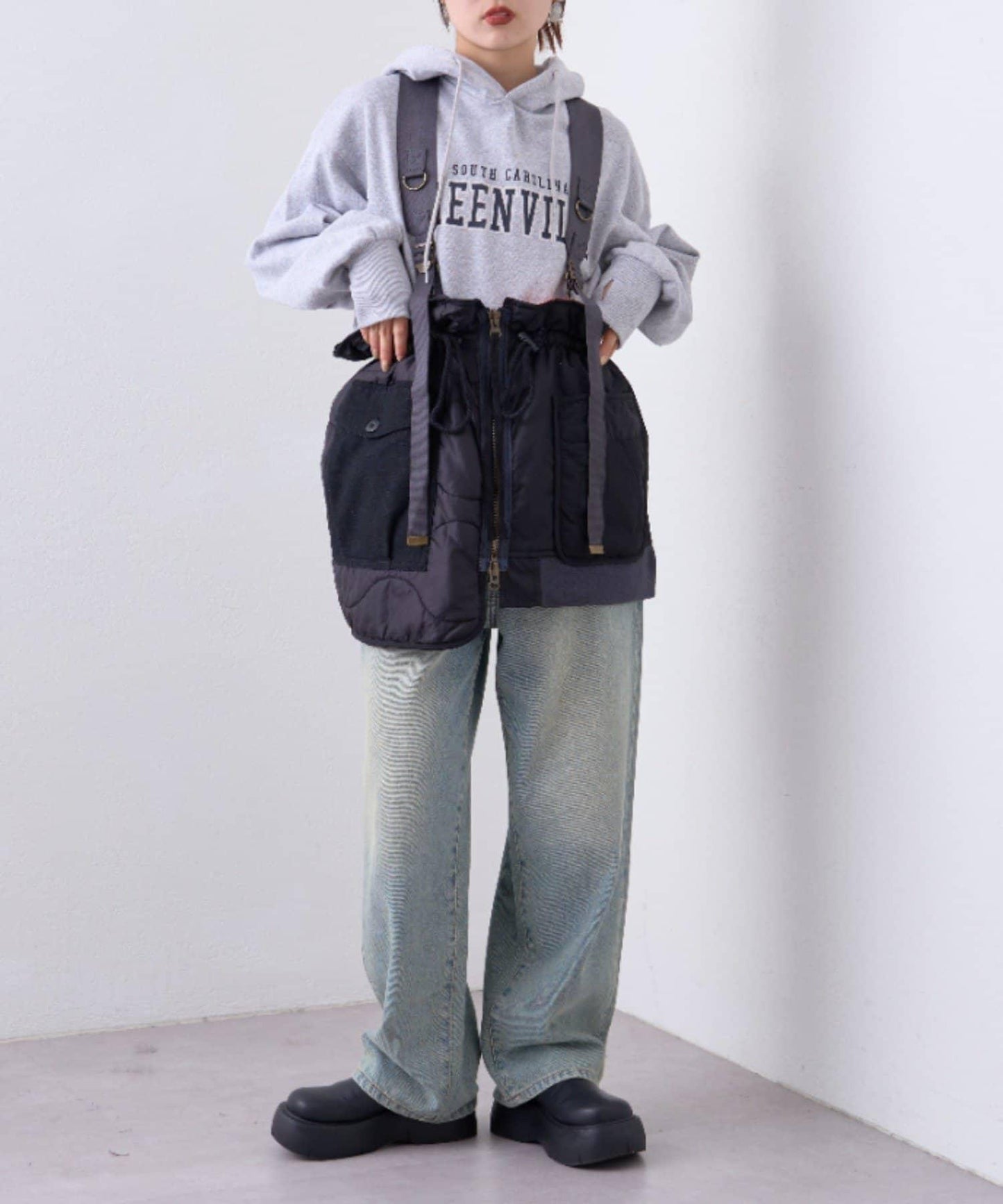 【etsinta/艾欣塔】2way軍事風背心馬甲