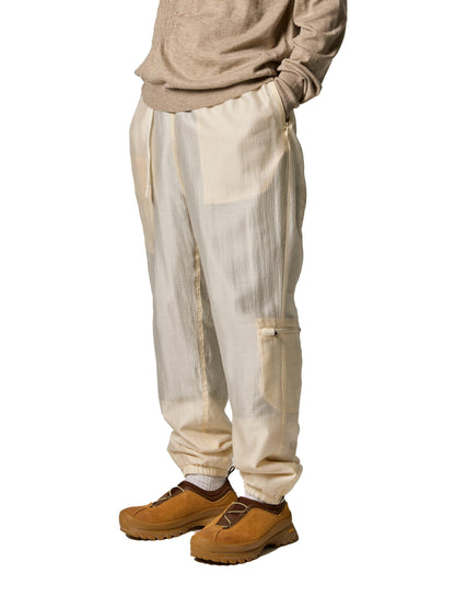 整理過的肋骨褲 / 棉尼龍細斜紋