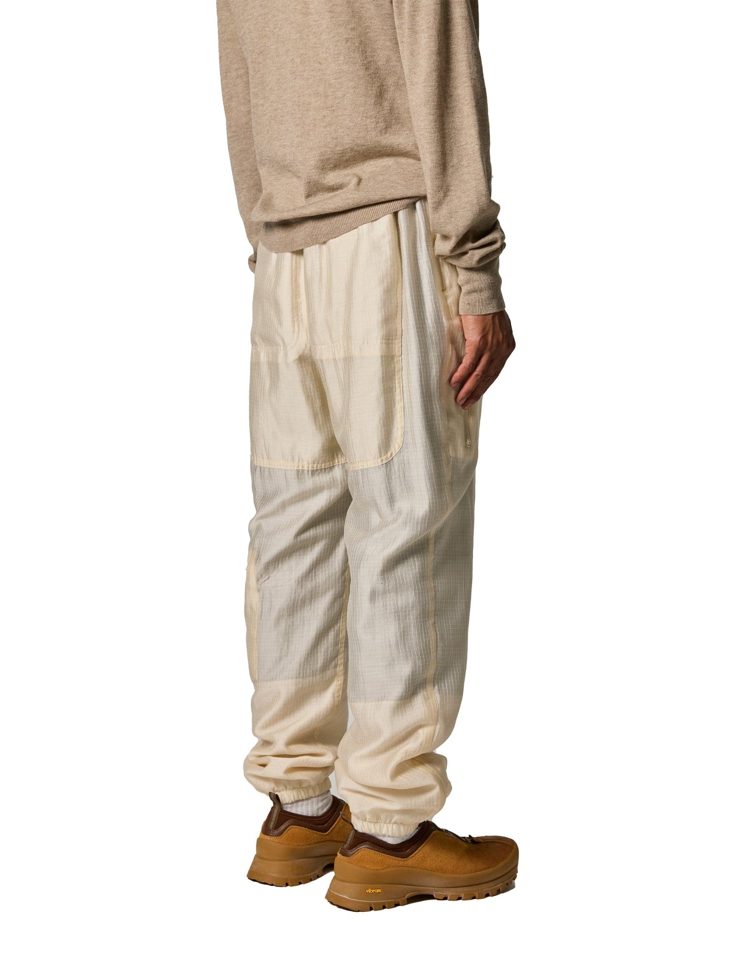 整理過的肋骨褲 / 棉尼龍細斜紋