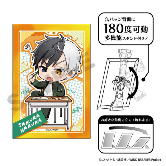 《防風少年》_藝術罐徽章 櫻遙 迷你珍藏