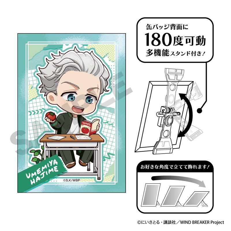 《防風少年》_藝術罐徽章 梅宮一 小克拉