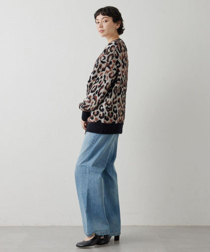 寬腿喇叭牛仔褲