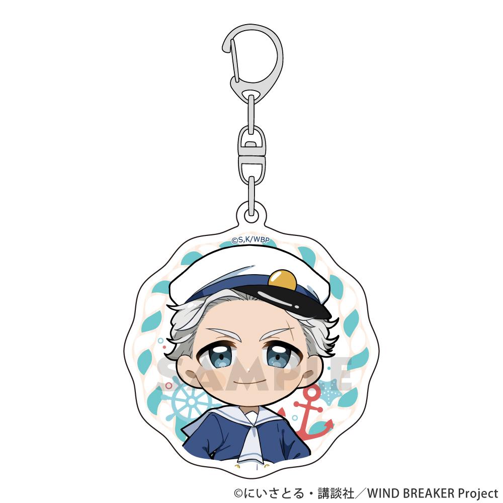 《防風少年》丙烯鑰匙扣（梅宮一/海軍風）