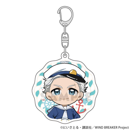 《防風少年》丙烯鑰匙扣（梅宮一/海軍風）
