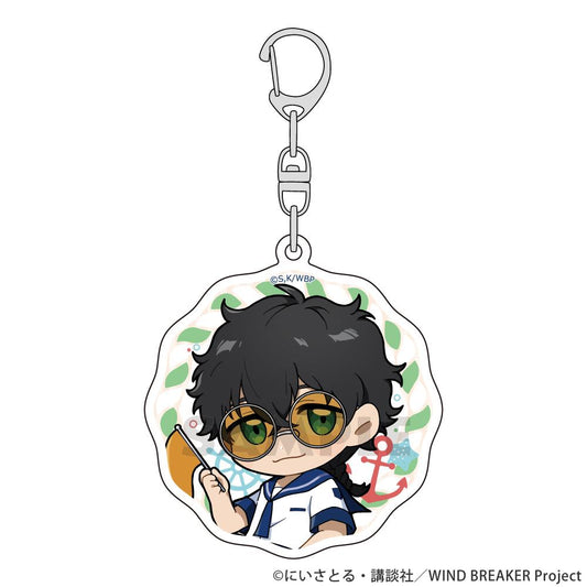 《防風少年》丙烯酸鑰匙扣（十亀 條/海軍風）