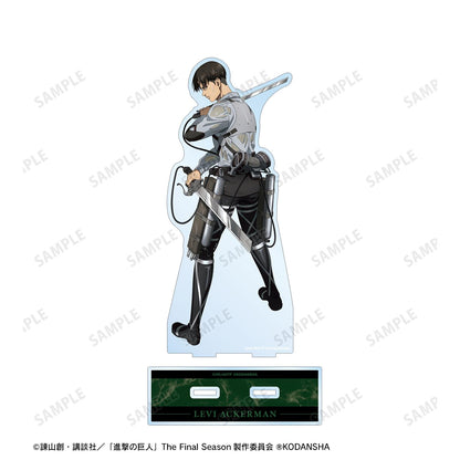 《進擊的巨人》_描繪新插圖 利威 戰鬥背影版 大號亞克力立牌