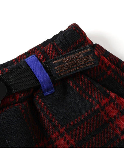 暖和雙色抓絨褲