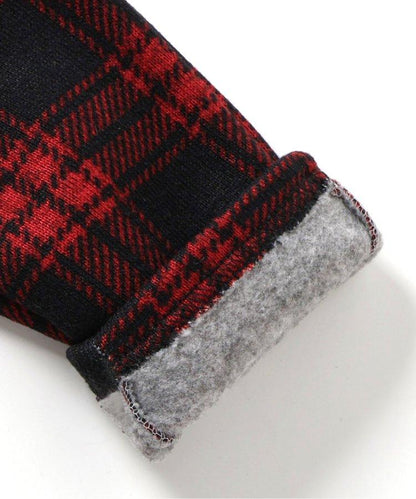 暖和雙色抓絨褲