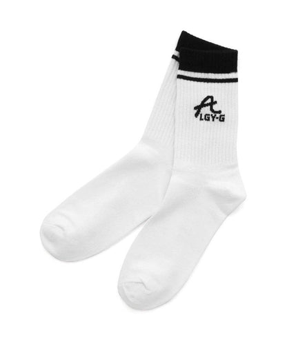 3P對象 A標誌圖案圓領襪