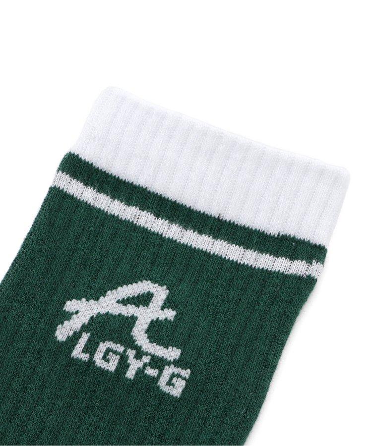 3P對象 A標誌圖案圓領襪