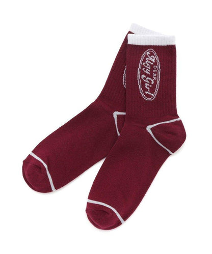 3P對象 圓形logo長筒襪