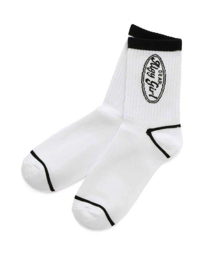 3P對象 圓形logo長筒襪