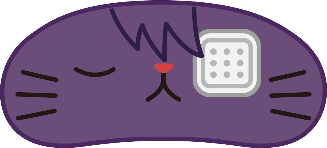 3年Z組銀八先生帶貓眼罩的毛絨玩偶鑰匙扣/高杉晉助