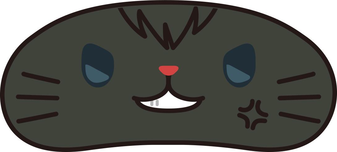 3年Z組銀八先生帶貓眼罩的毛絨玩偶鑰匙扣／土方十四郎