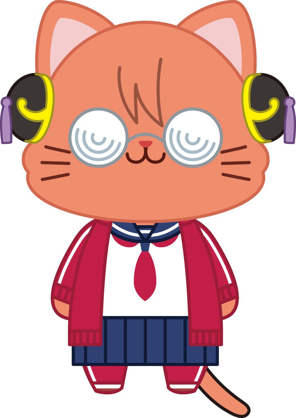 3年Z組銀八先生帶貓眼罩的毛絨玩偶鑰匙扣／神楽