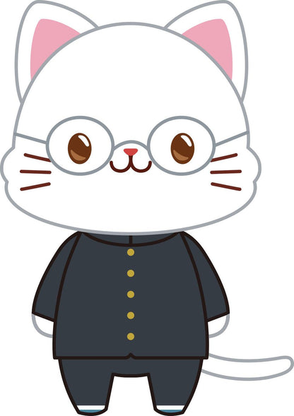 3年Z組銀八先生帶貓眼罩的毛絨玩偶鑰匙扣／志村新八