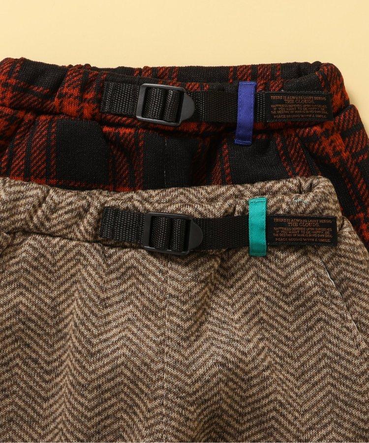 暖和雙色抓絨褲