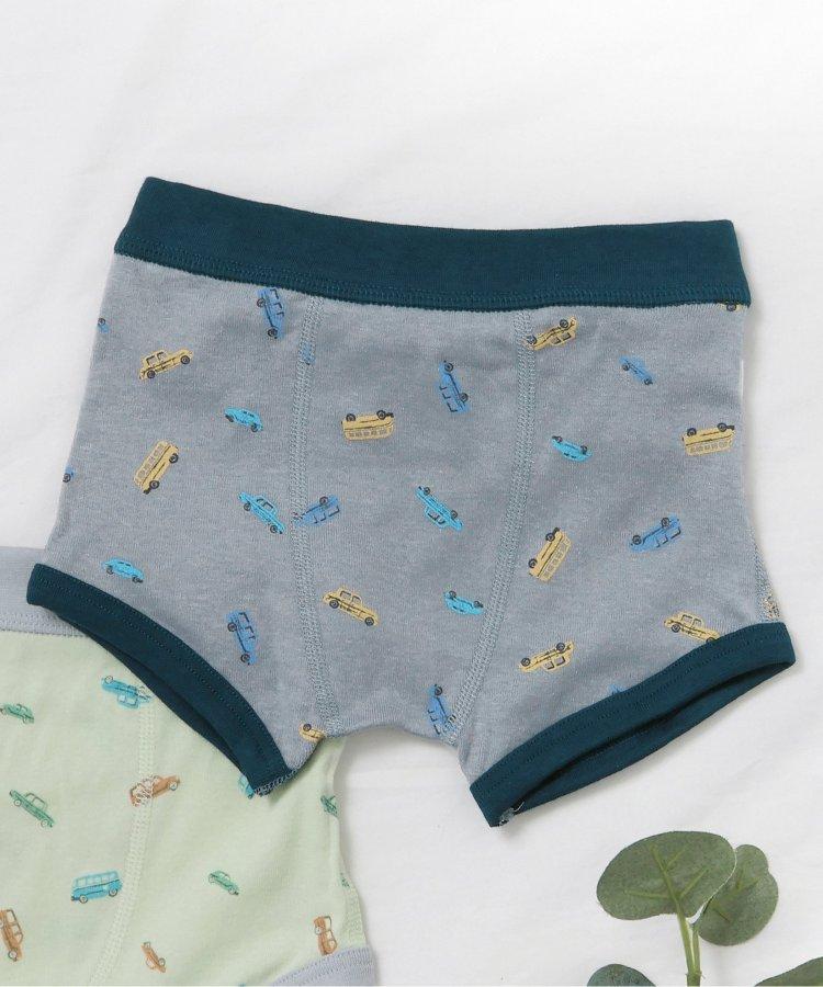 3P對象 男孩車輛總圖案褲子