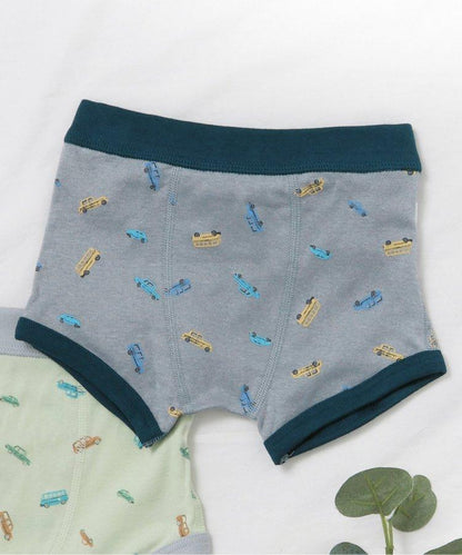 3P對象 男孩車輛總圖案褲子