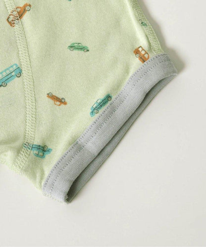 3P對象 男孩車輛總圖案褲子