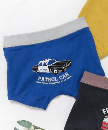 3P套裝 男童車輛恐龍後背印花褲子