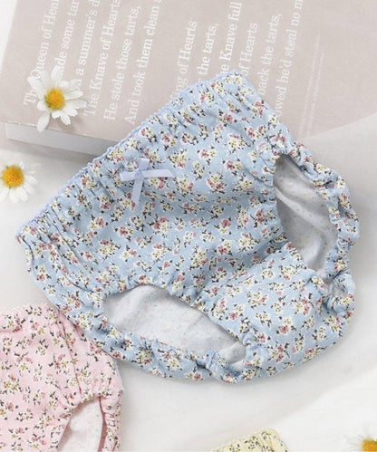 3P套裝 女士小花圖案短褲