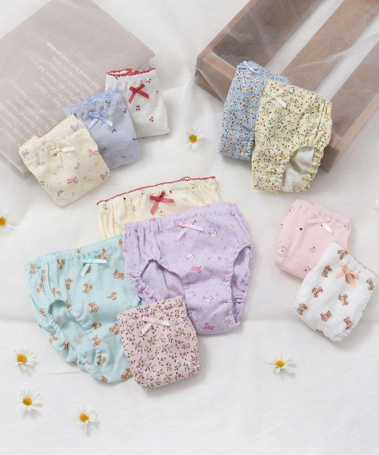 3P套裝 女士小花圖案短褲