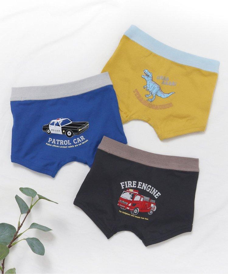 3P套裝 男童車輛恐龍後背印花褲子