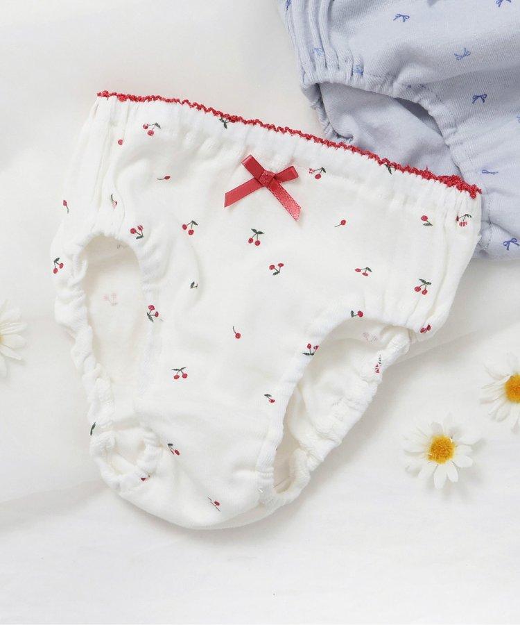 3P套裝 女孩櫻桃蝴蝶結圖案短褲