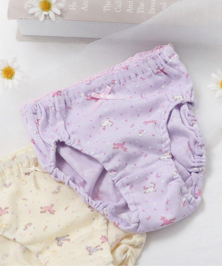 3P對象 女孩 獨角獸圖案短褲