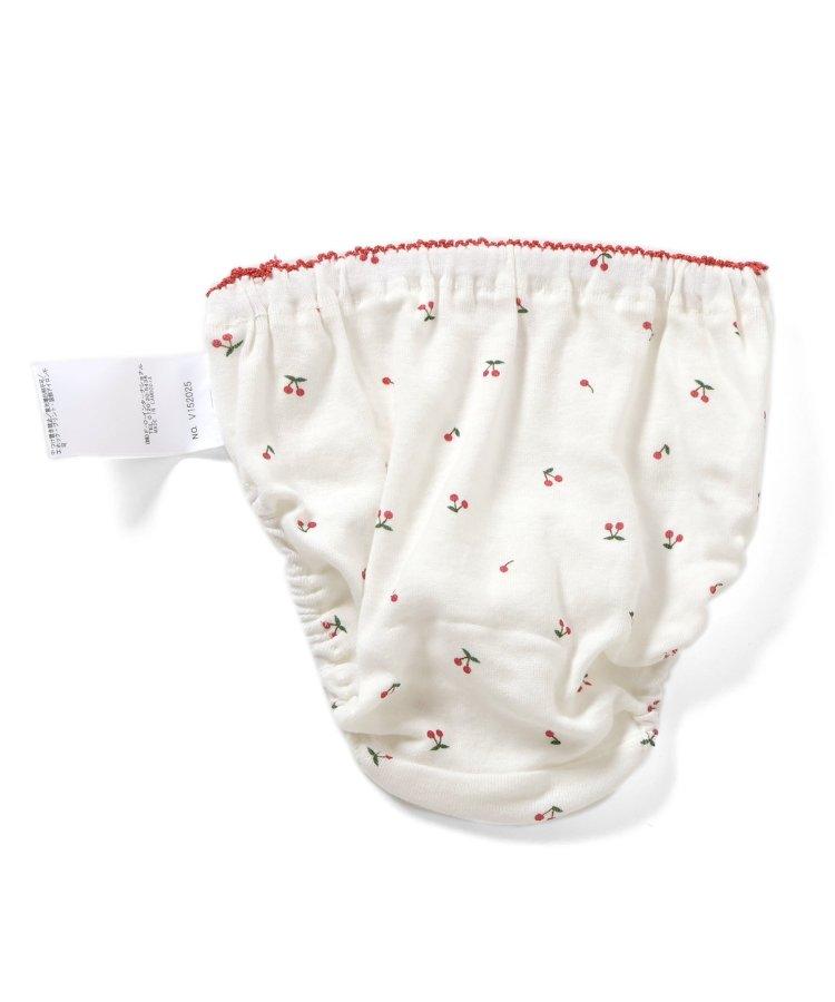 3P套裝 女孩櫻桃蝴蝶結圖案短褲