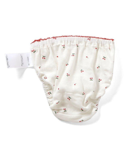 3P套裝 女孩櫻桃蝴蝶結圖案短褲