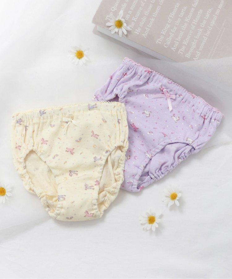 3P對象 女孩 獨角獸圖案短褲